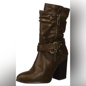 Carlos by Carlos Santana Womens Paisley Almond Toe, Dark Brown, Size 5.5